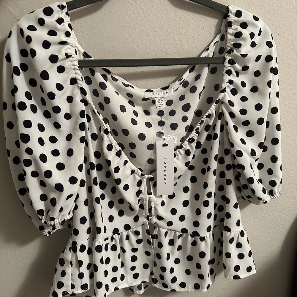 TopShop peplum style top